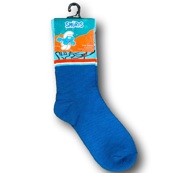 Peyo Other - Kids The Smurfs Funny Novelty Crew Socks - NWT